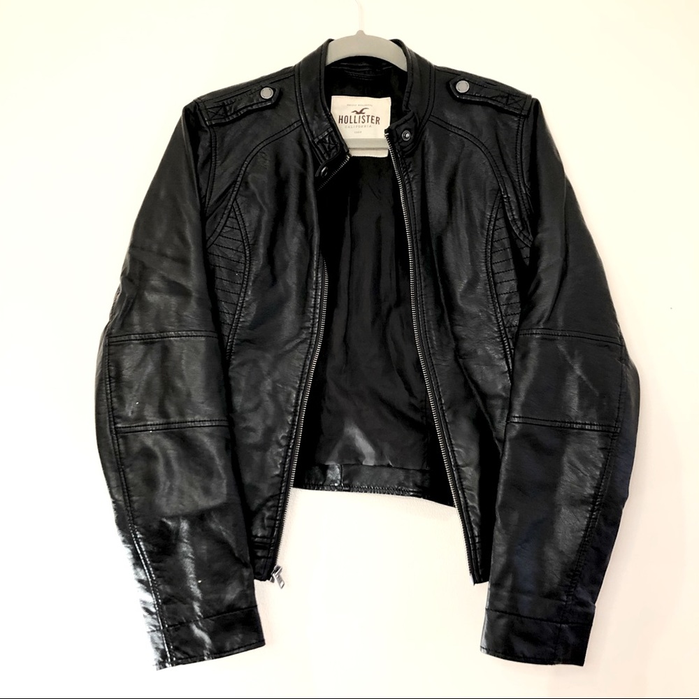 Hollister Leather Jacket
